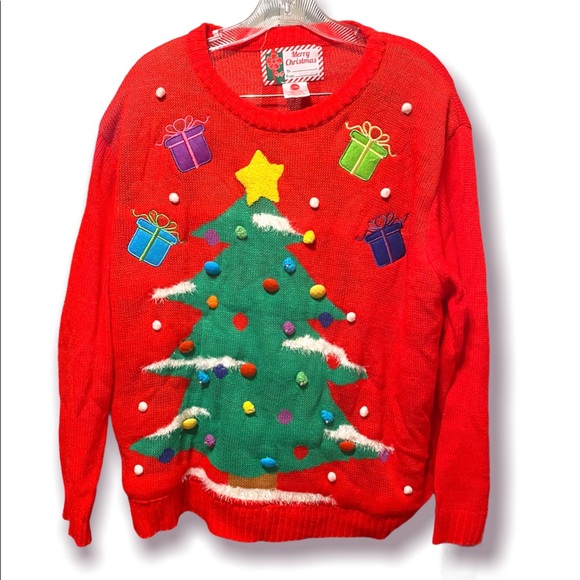 Merry Christmas Sweaters Merry Christmas Light Up Christmas Tree Sweater Poshmark
